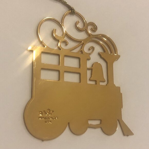 Vintage Tamerlane 24K Gold Finish & Wallace Silversmiths Christmas Ornament USA - Picture 9 of 12